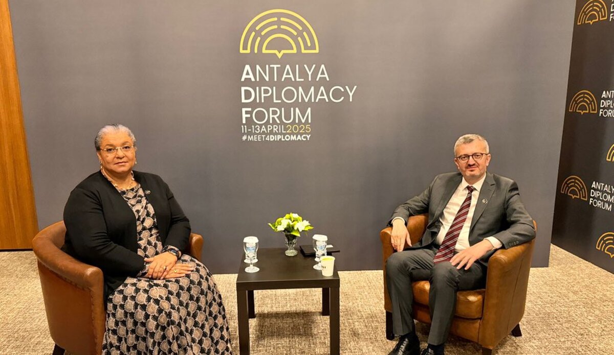 SRSG Tetteh with Deputy Minister of Türkiye Foreign Affairs, Dr. Burhanettin Duran