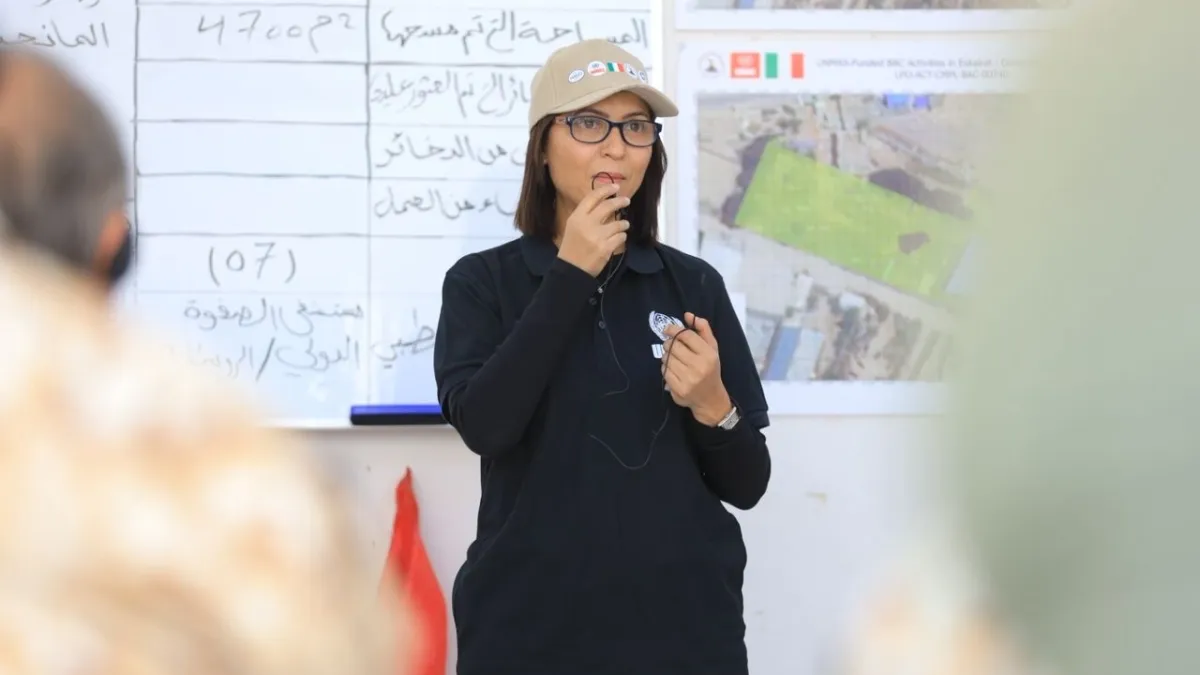 UN and Italy review progress on clearing Misratah blast site