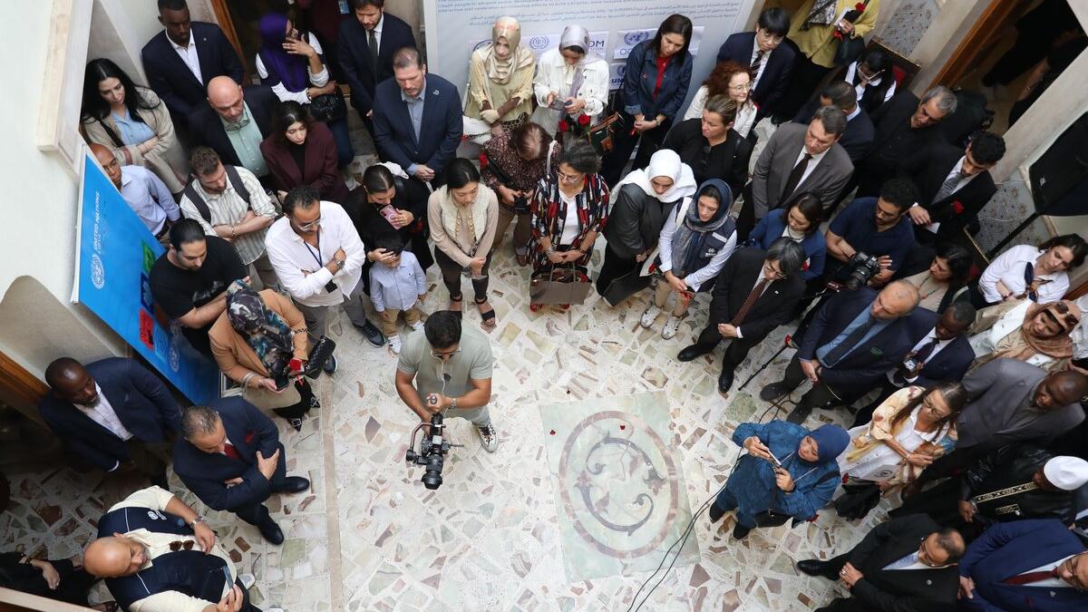 معرض صور فوتوغرافية للأمم المتحدة ببيت إسكندر للفنون بالمدينة القديمة، طرابلس