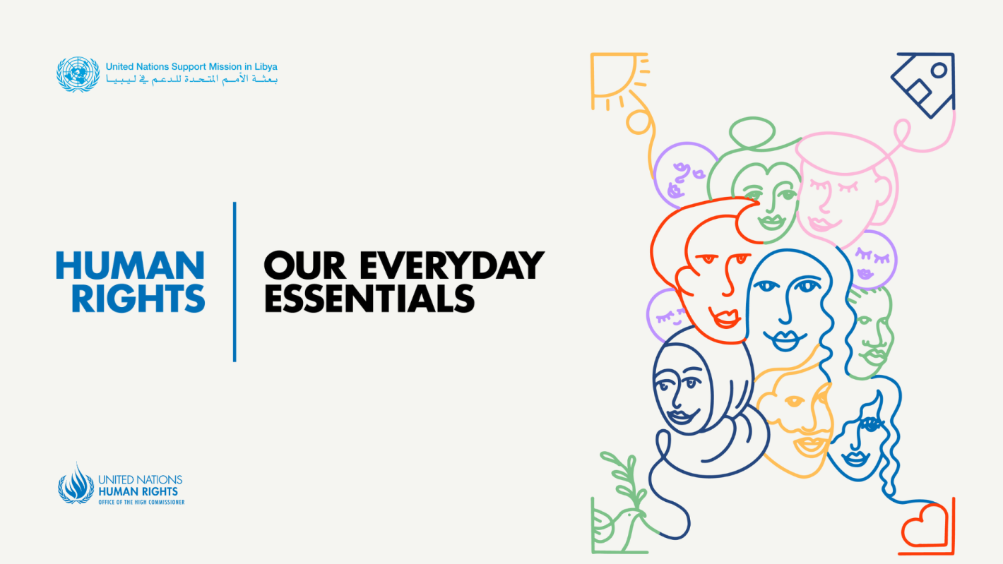 Graphic to celebrate Human Rights Day: Our everyday essentials 