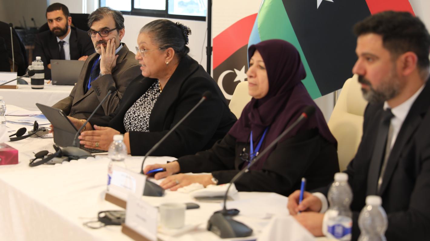 SRSG Tetteh at the Structured Dialogue discussion on national reconciliation and human rights