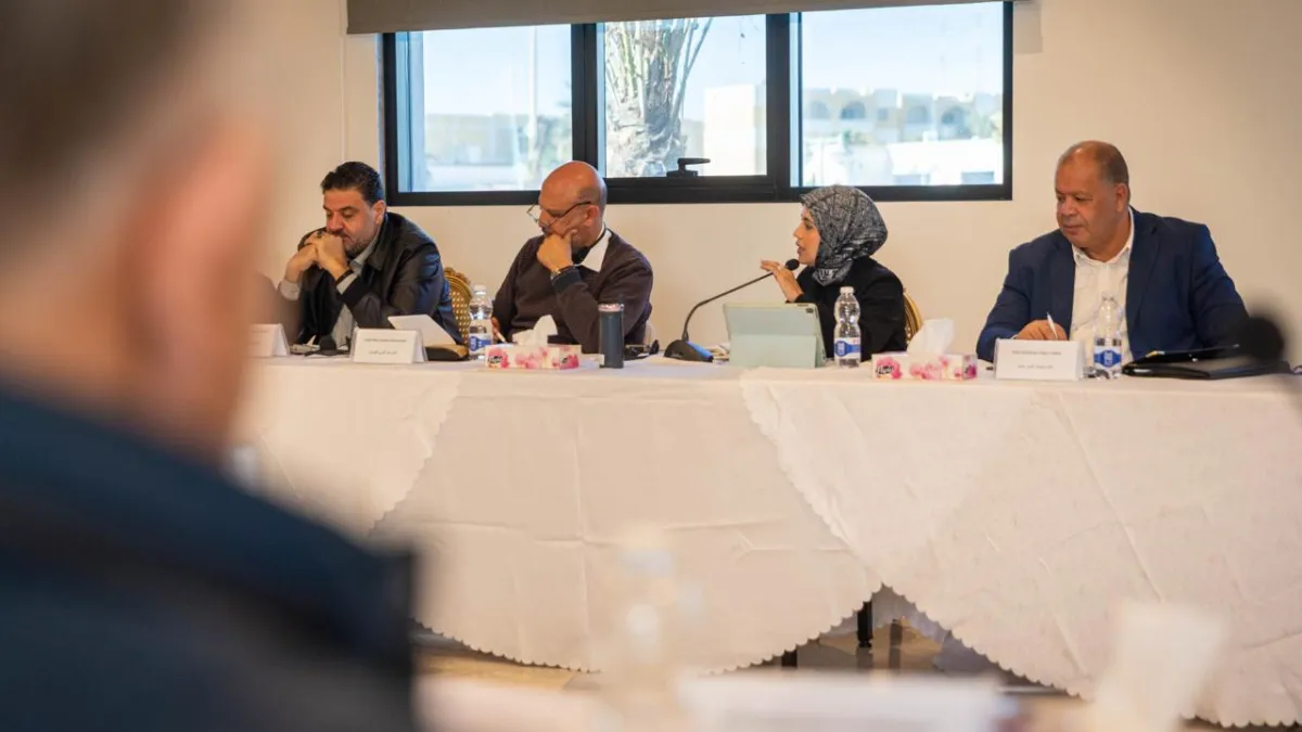 Deliberations among members of the Governance track in the Structured Dialogue