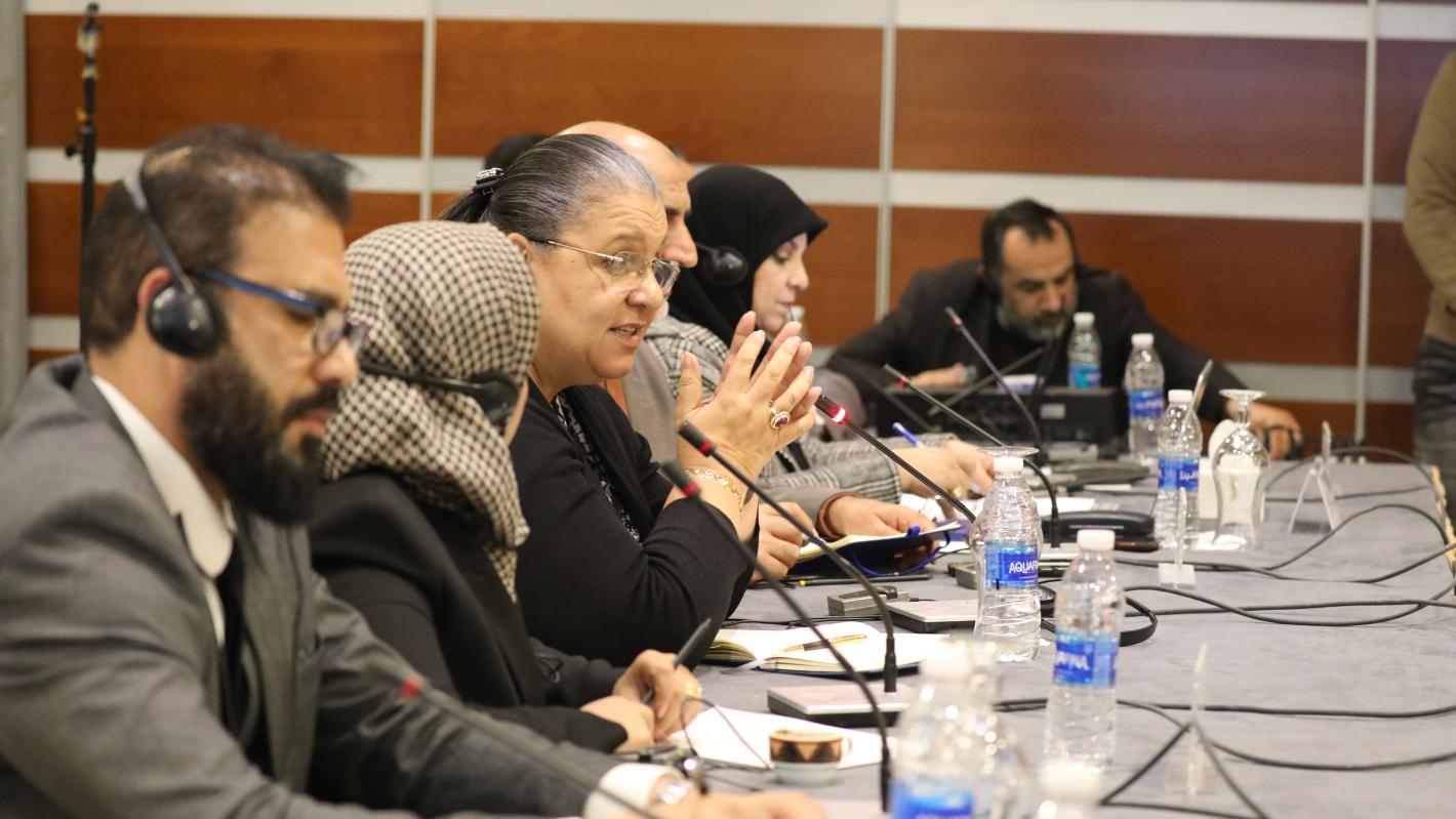 SRSG talking during SD Security meeting 