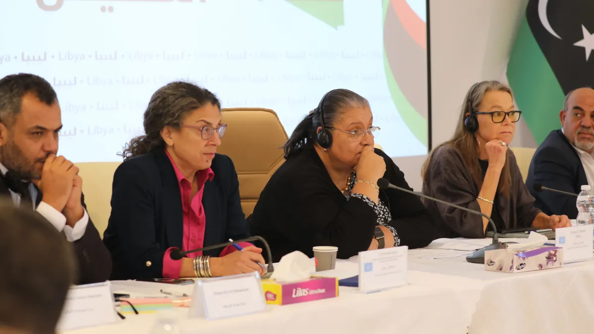SRSG Tetteh at the meeting of the governance track and PWG member states