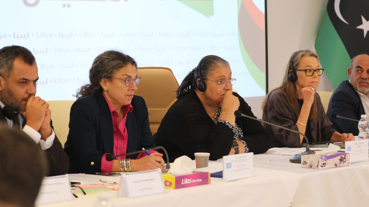 SRSG Tetteh at the meeting of the governance track and PWG member states