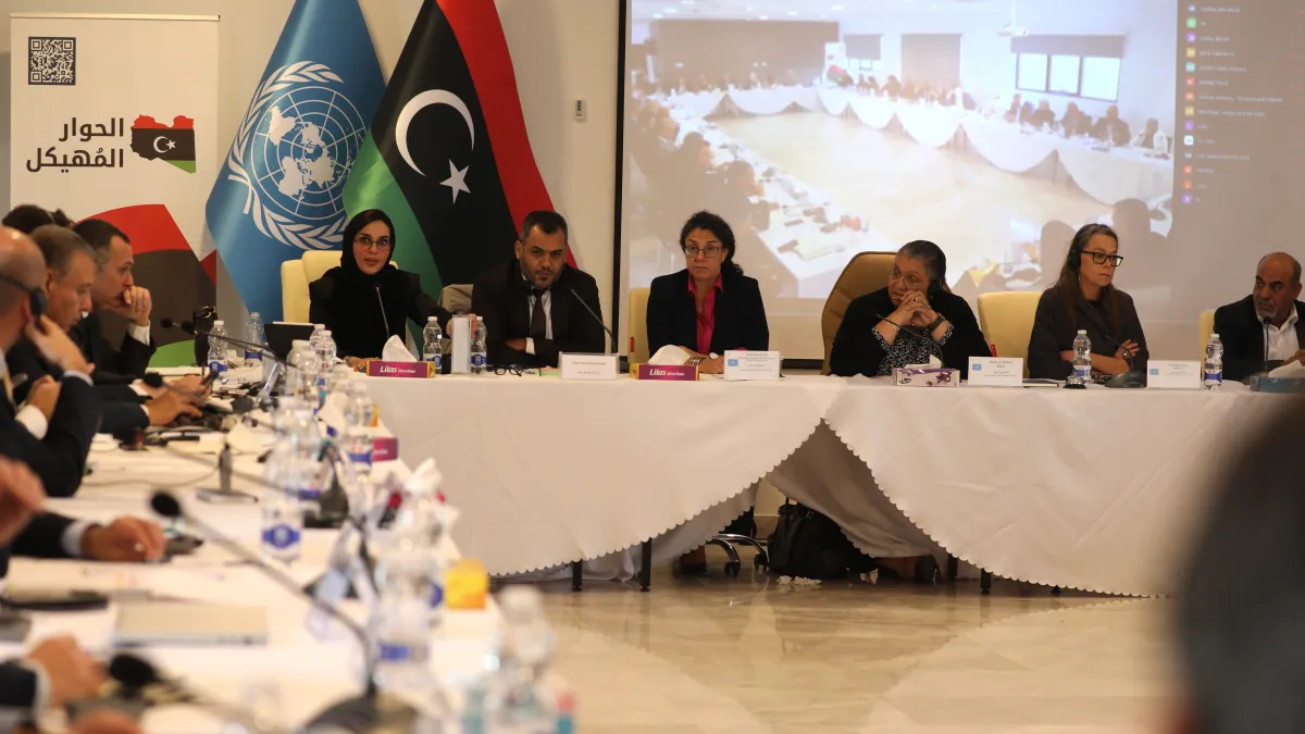 SRSG Tetteh at the meeting of the governance track and PWG member states