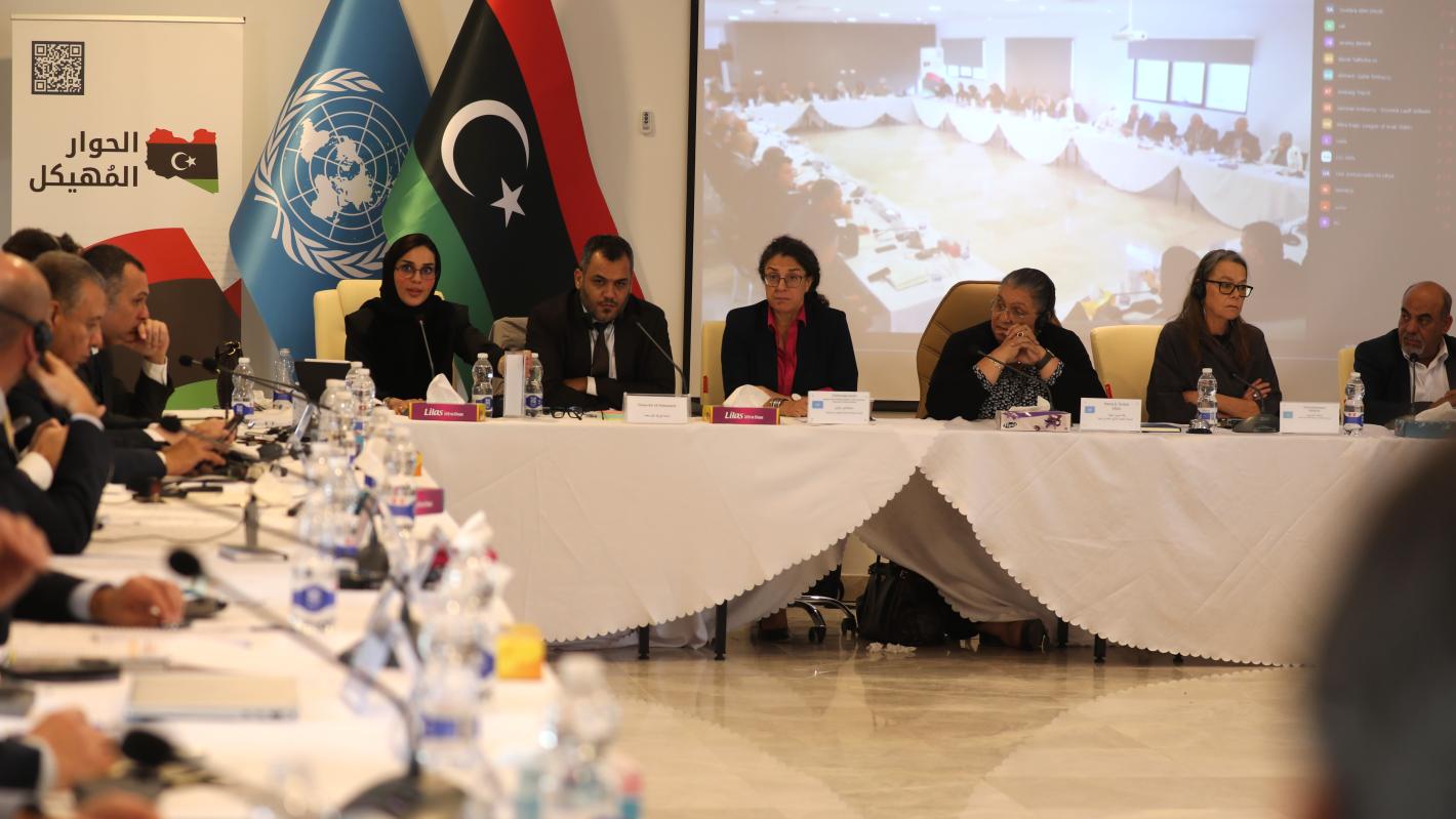 SRSG Tetteh at the meeting of the governance track and PWG member states