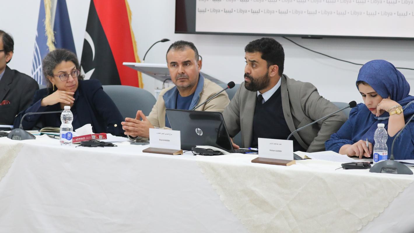 DSRSG Koury in meeting with the national reconciliation track