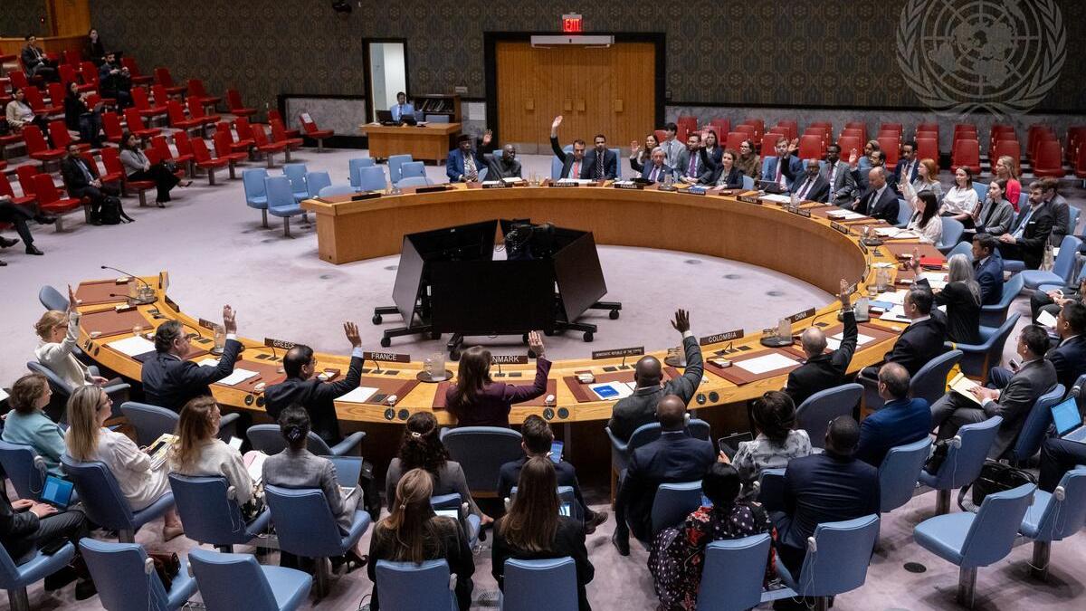 Security Council Meets on Situation in Libya Caption Description Security Council unanimously adopts Resolution 2819 (2026) on Libya sanctions renewal during the meeting on the situation in Libya