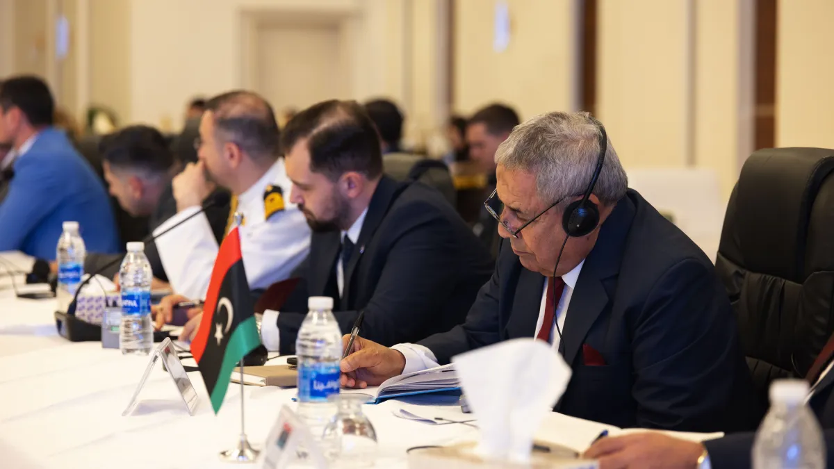The Security Working Group of the International Follow-up Committee on Libya of the Berlin Process joined members of the Structured Dialogue Security Track in Benghazi, 5 May 2026.