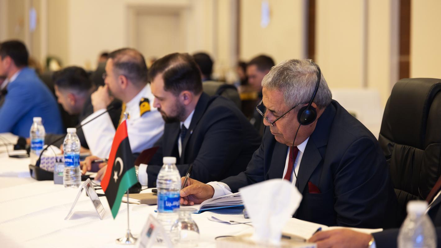The Security Working Group of the International Follow-up Committee on Libya of the Berlin Process joined members of the Structured Dialogue Security Track in Benghazi, 5 May 2026.