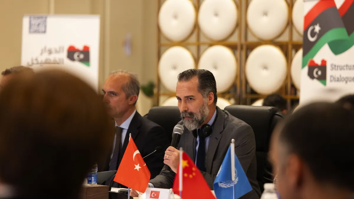 The Security Working Group of the International Follow-up Committee on Libya of the Berlin Process joined members of the Structured Dialogue Security Track in Benghazi, 5 May 2026.