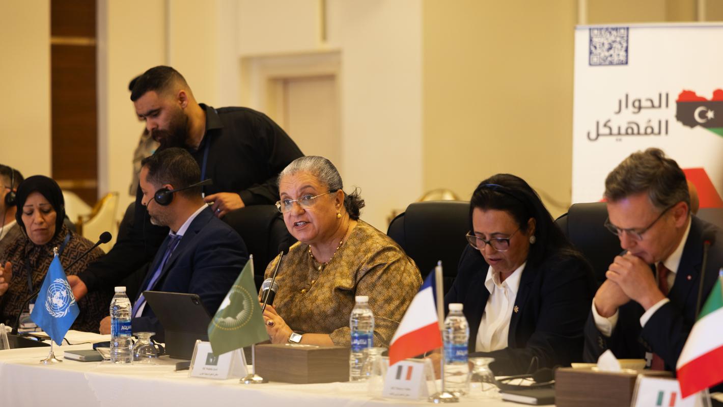 The Security Working Group of the International Follow-up Committee on Libya of the Berlin Process joined members of the Structured Dialogue Security Track in Benghazi, 5 May 2026.
