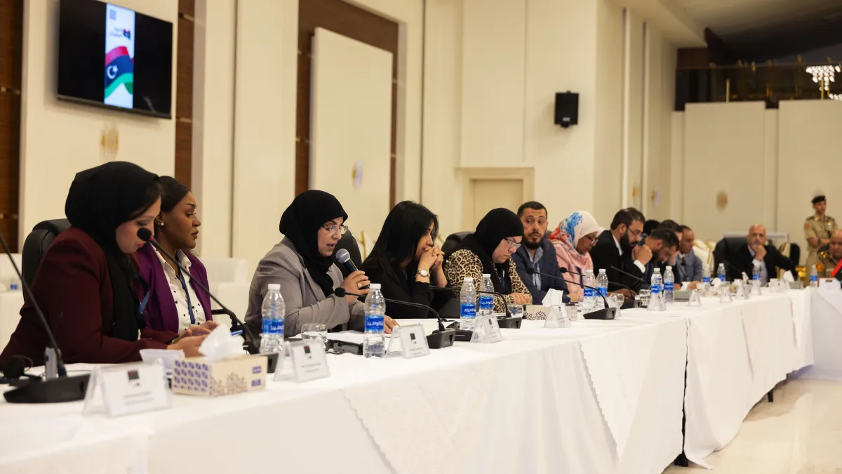 The Security Working Group of the International Follow-up Committee on Libya of the Berlin Process joined members of the Structured Dialogue Security Track in Benghazi, 5 May 2026.