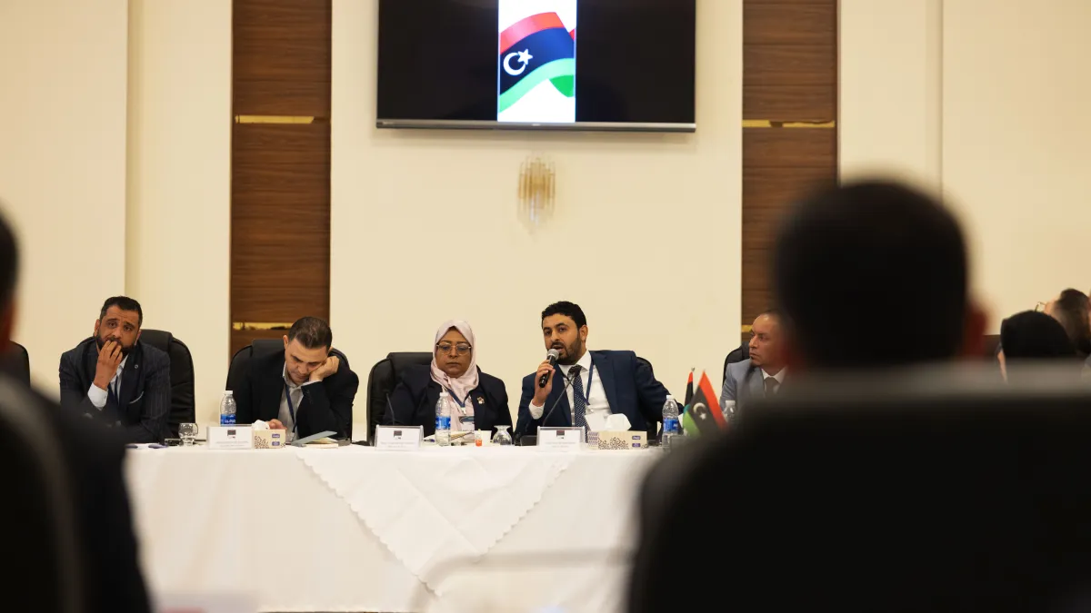 The Security Working Group of the International Follow-up Committee on Libya of the Berlin Process joined members of the Structured Dialogue Security Track in Benghazi, 5 May 2026.
