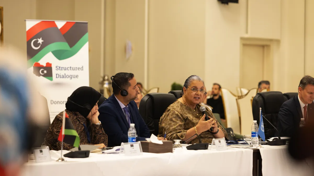 The Security Working Group of the International Follow-up Committee on Libya of the Berlin Process joined members of the Structured Dialogue Security Track in Benghazi, 5 May 2026.