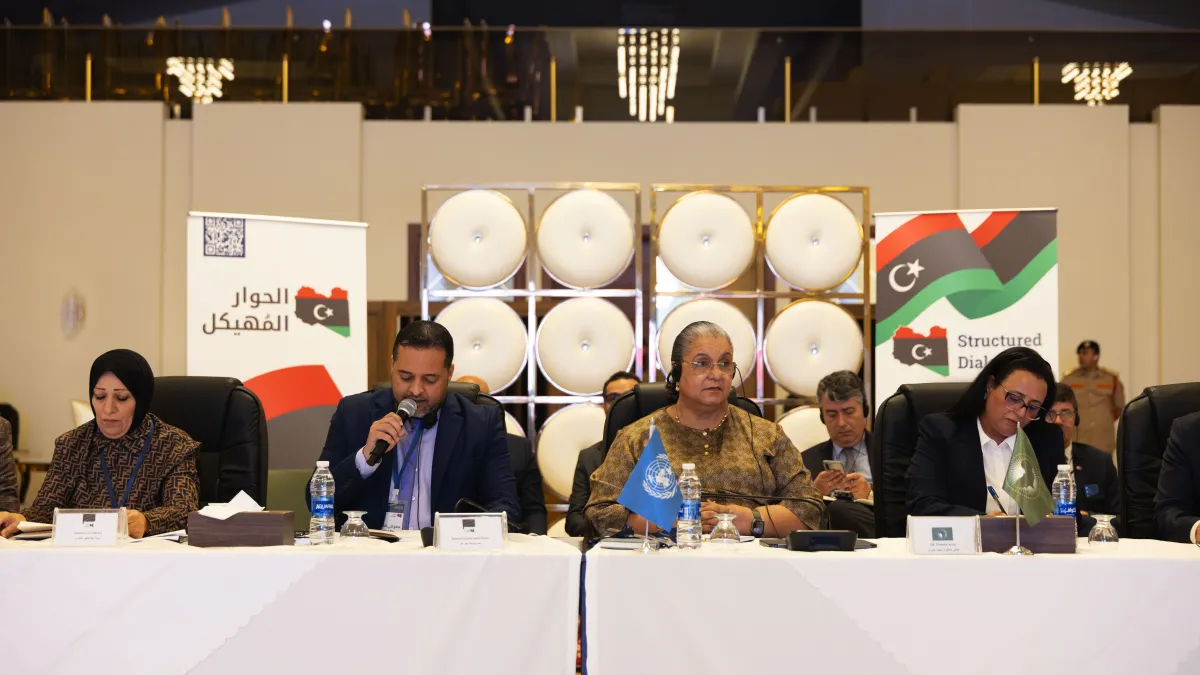 The Security Working Group of the International Follow-up Committee on Libya of the Berlin Process joined members of the Structured Dialogue Security Track in Benghazi, 5 May 2026.