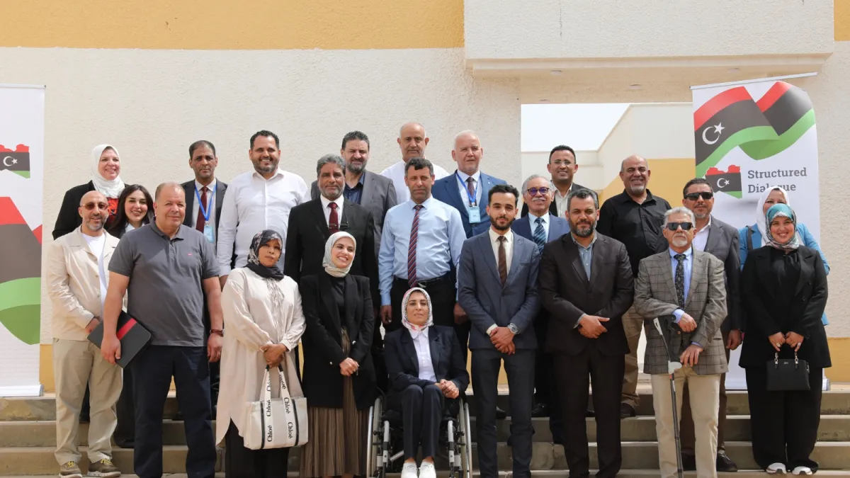 Group photo of the Governance Track of the Structured Dialogue