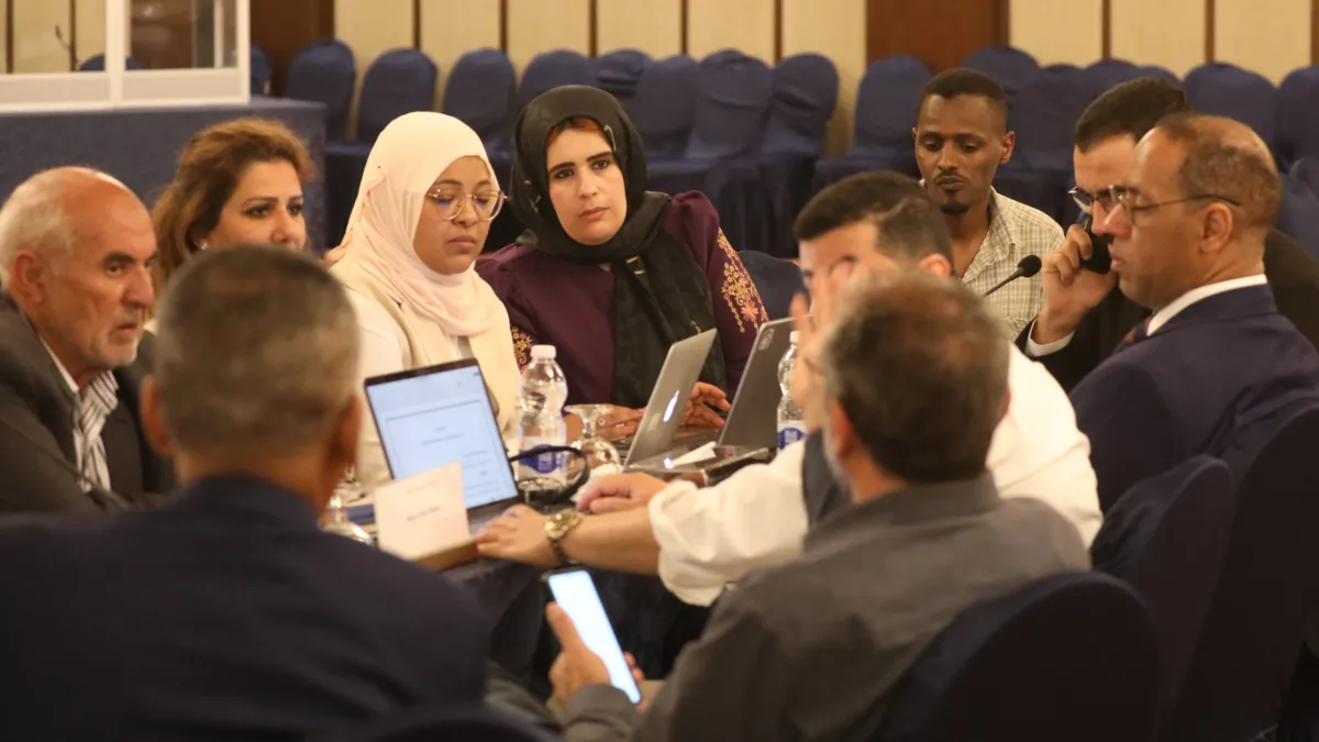 Photo of the reconciliation and human rights track deliberation