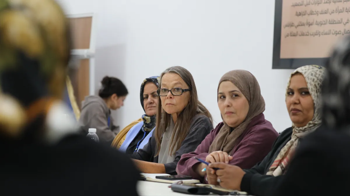 Libyan women push for inclusion in conflict and community violence reduction efforts