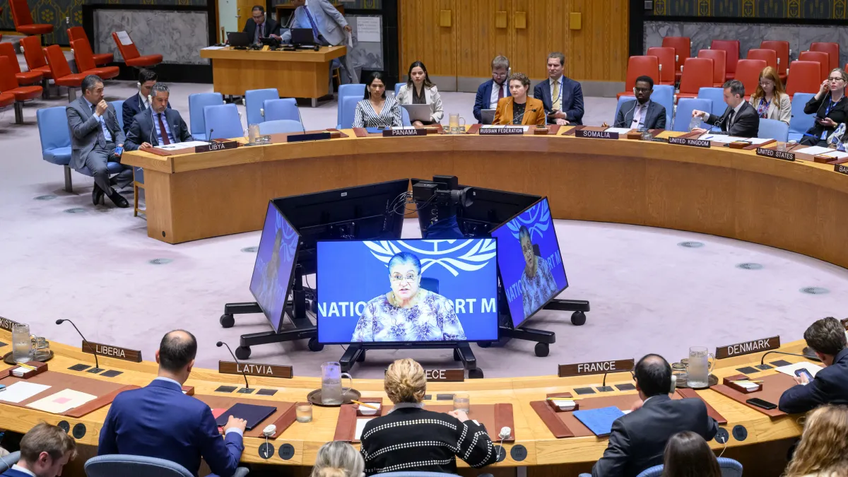 SRSG Hanna Tetteh briefs the UN Security Council 18 June 2026