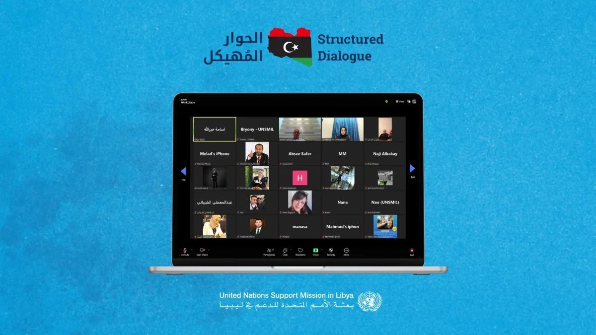 Graphic showing the online call between SD members and public