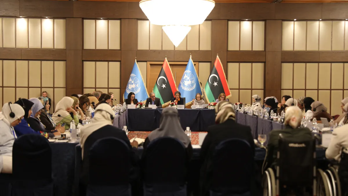 Member of the Libyan Women's Caucus meeting in June