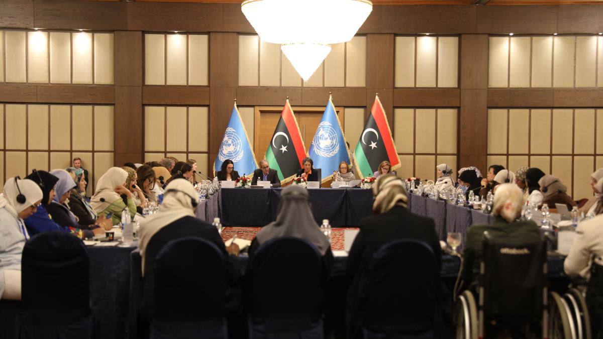 Member of the Libyan Women's Caucus meeting in June