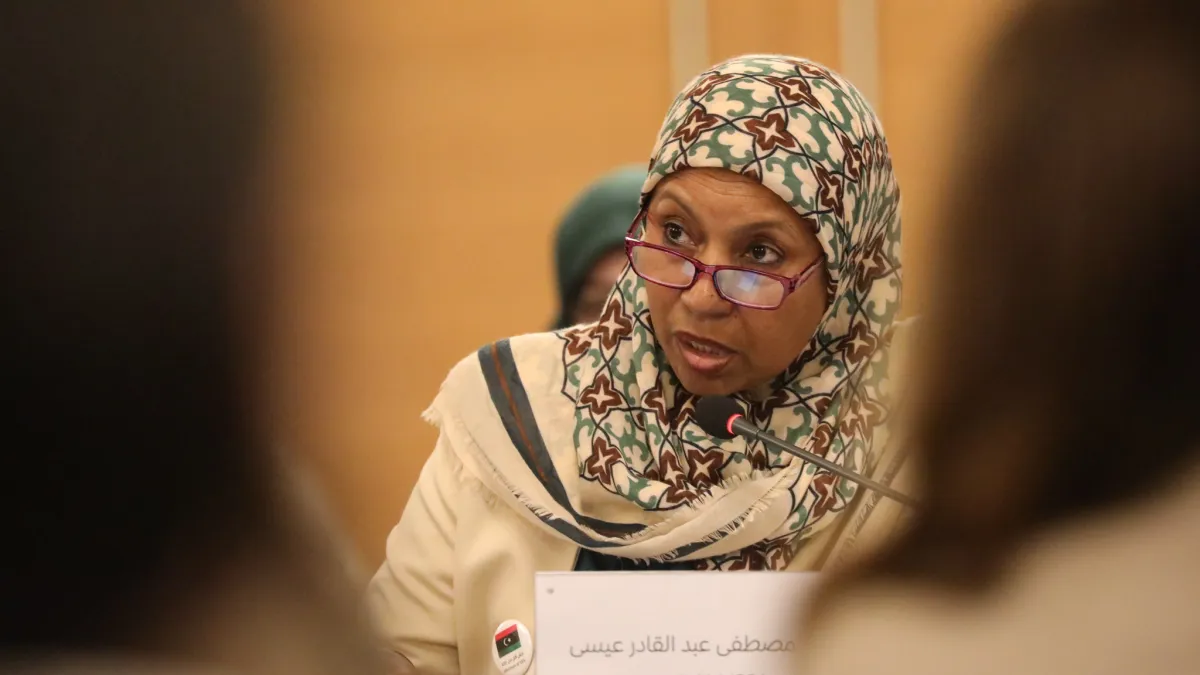 Member of the Libyan Women's Caucus meeting in June