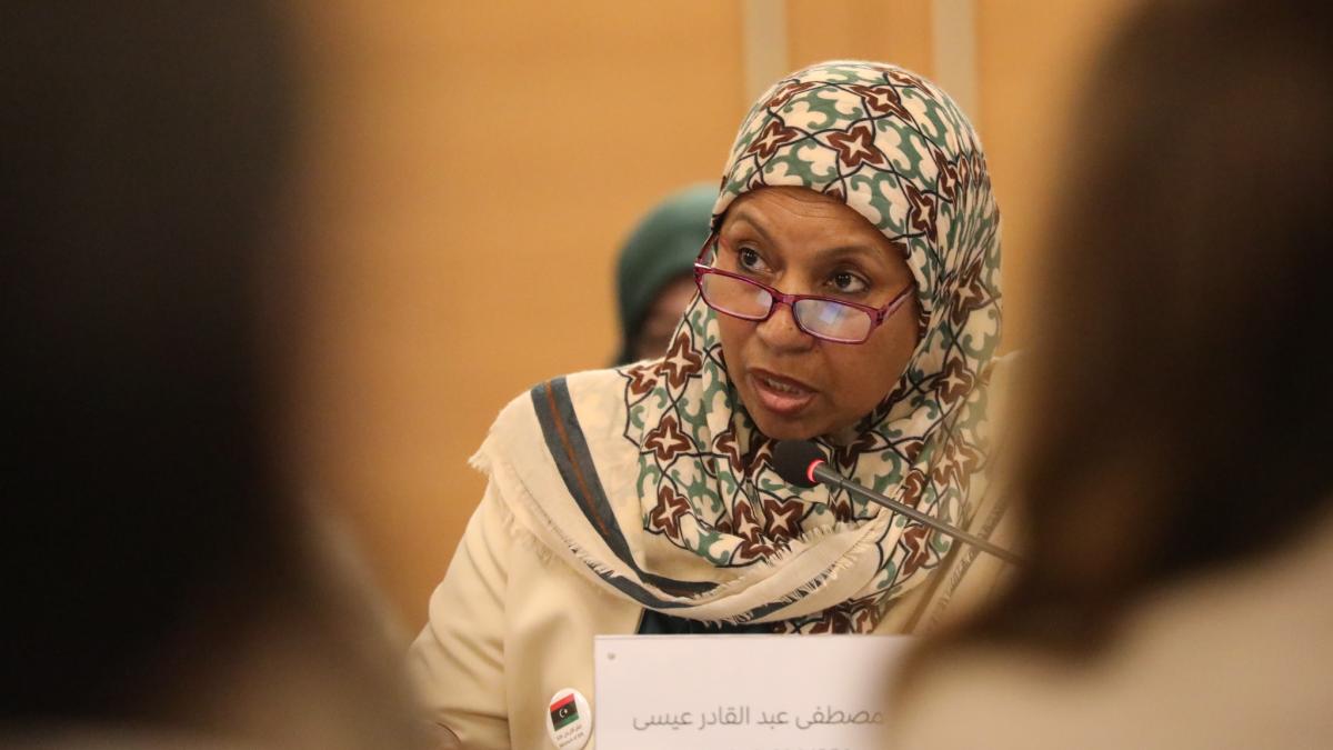 Member of the Libyan Women's Caucus meeting in June