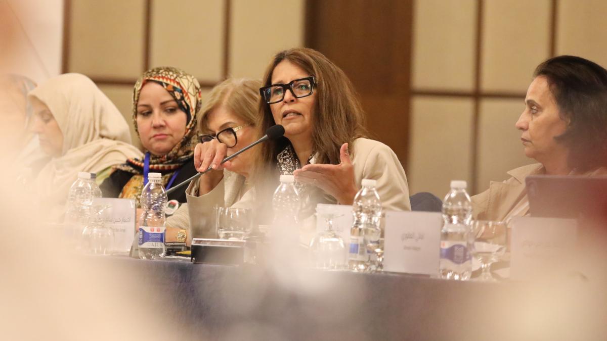 Member of the Libyan Women's Caucus meeting in June