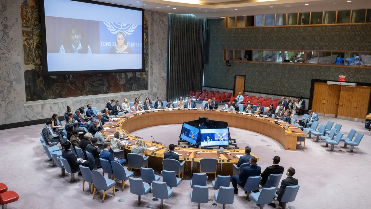 Security Council meeting concerning the situation in Libya. New York