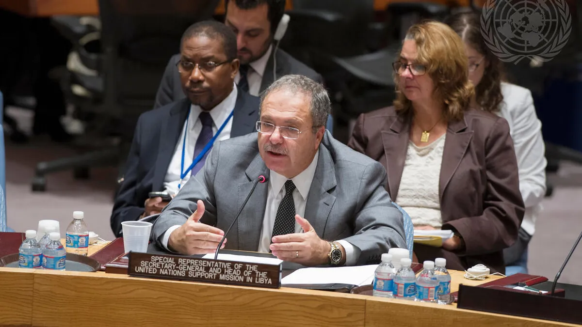 Tarek Mitri, Special Representative of the Secretary-General and Head of the United Nations Support Mission in Libya (UNSMIL), addresses the Council.