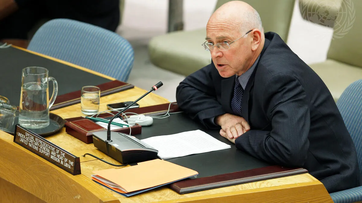 Special Representative for Libya Briefs Security Council