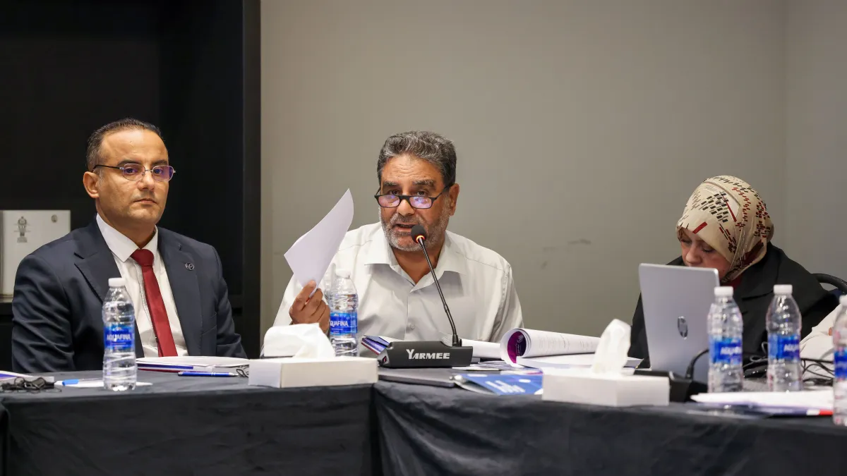 House pf Representatives member Abdulsallam Nassia participating in the Missing Persons panel discussion