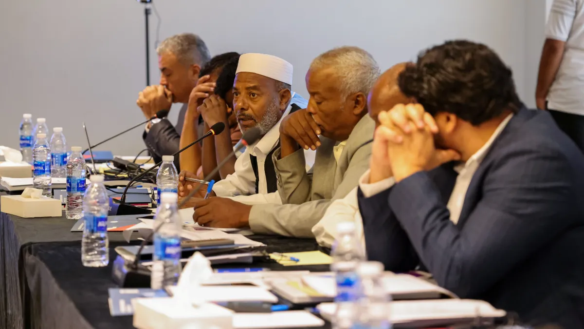 Tawergha Missing Persons Committee participating in the Missing Persons panel discussion