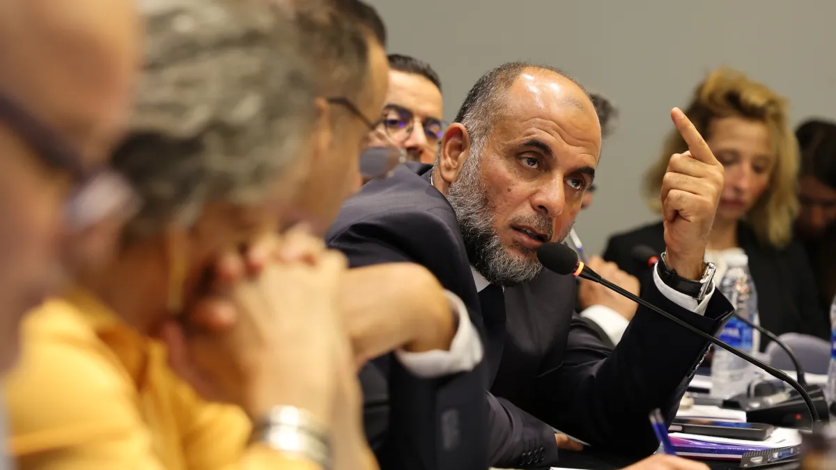 Head of the General Authority for the Search and Identification of Missing Persons (GASIMP) participating in the Missing Persons panel discussion