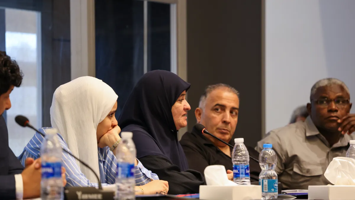 Survivors of the flooding in Derna relive their experiences and share their aspirations in the Missing Persons panel discussion