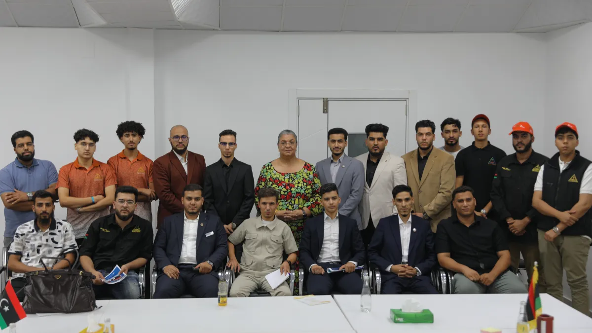 Representatives of municipal councils in the Zawiya region meeting with SRSG Tetteh