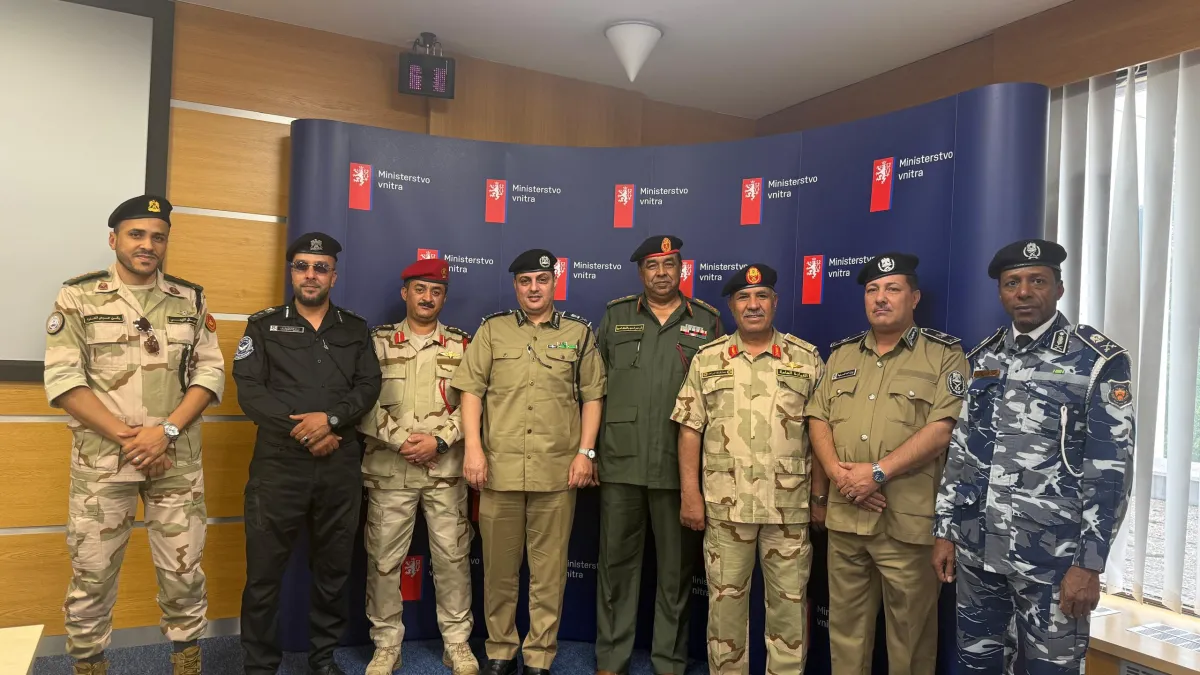 Libyan Joint Technical Coordination Team on Border Security focuses on a sharing experience visit with Czech counterpart autorities in Prague