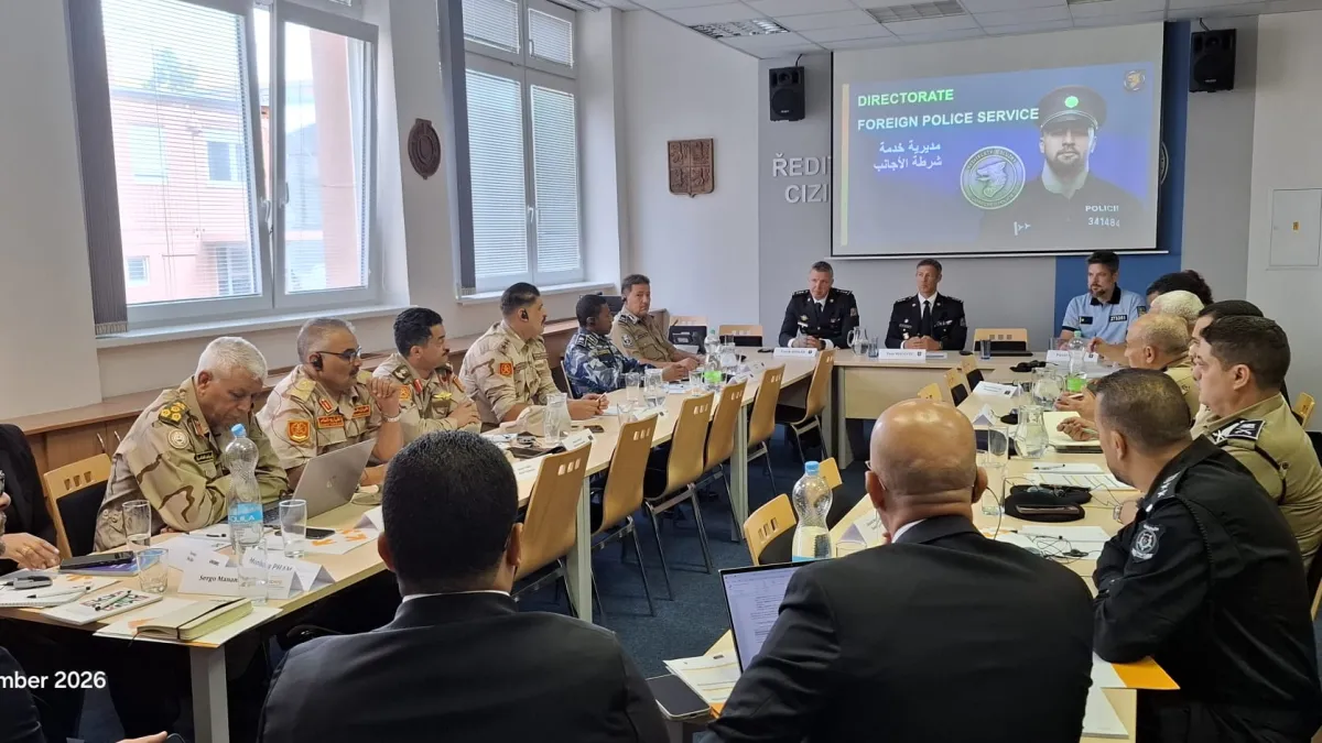 Libyan Joint Technical Coordination Team on Border Security focuses on a sharing experience visit with Czech counterpart autorities in Prague