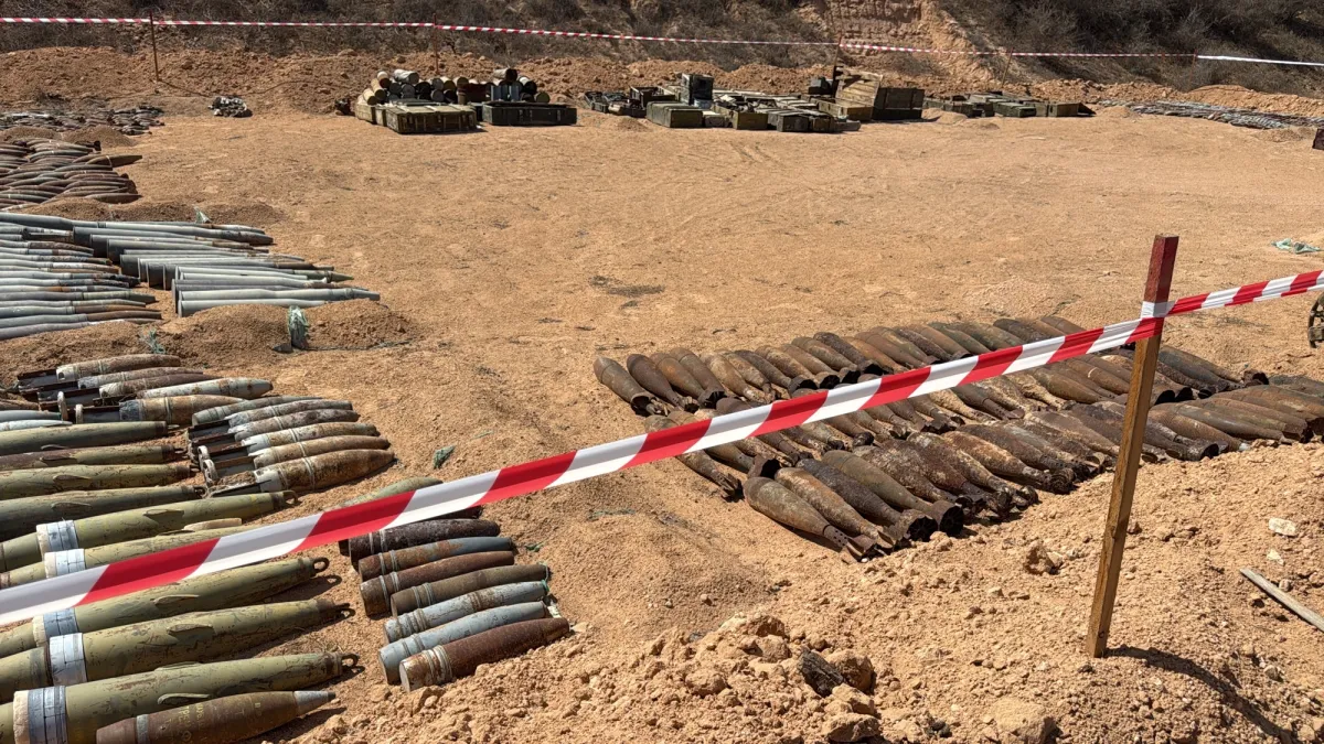 Explosive ordnance from Al-Sweihli Farm in Misratah