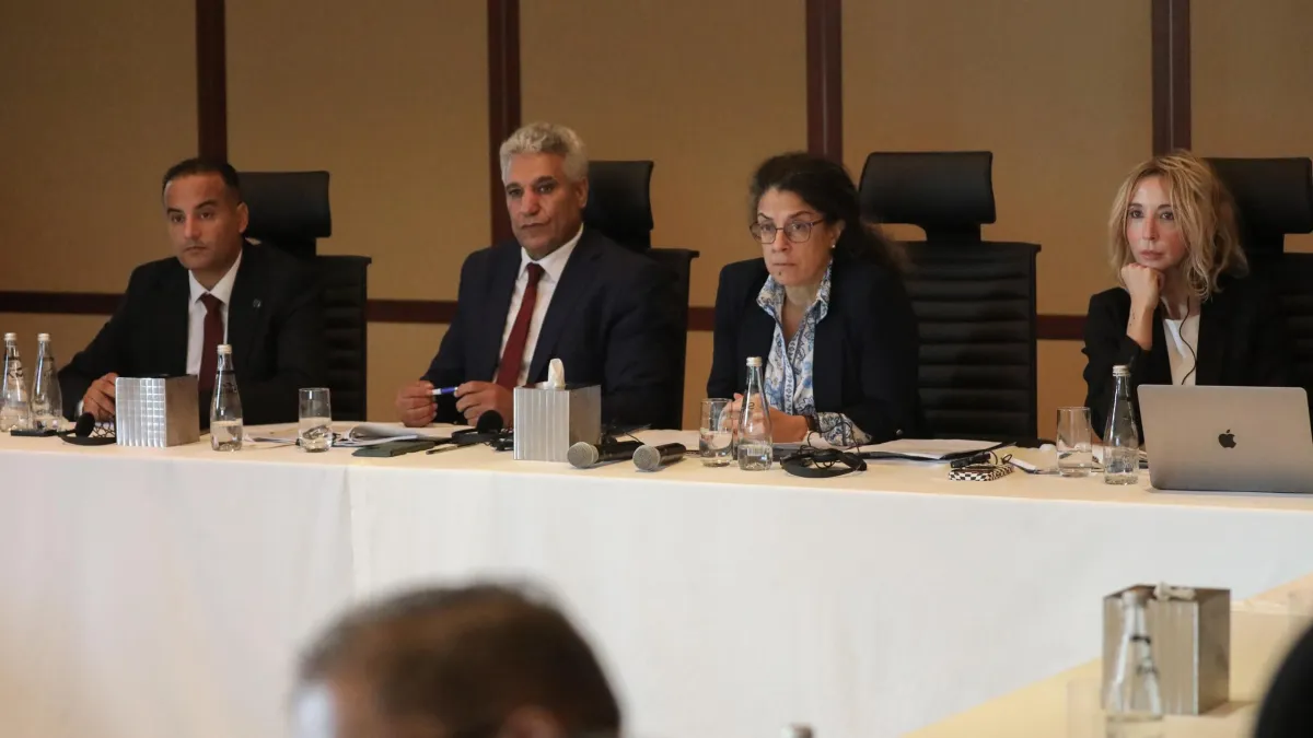 Chaired by Deputy Special Representative of the Secretary-General Stephanie Koury and M. Jomaa Mohammed Saleh, the coordinator of the Department of Foreign Affairs and International Cooperation at the Cabinet of Ministers