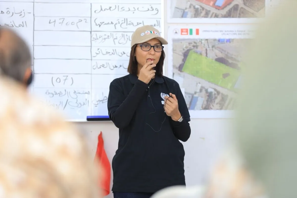 UN and Italy review progress on clearing Misratah blast site