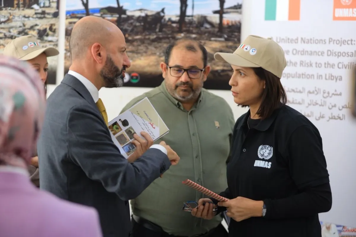 UN and Italy review progress on clearing Misratah blast site