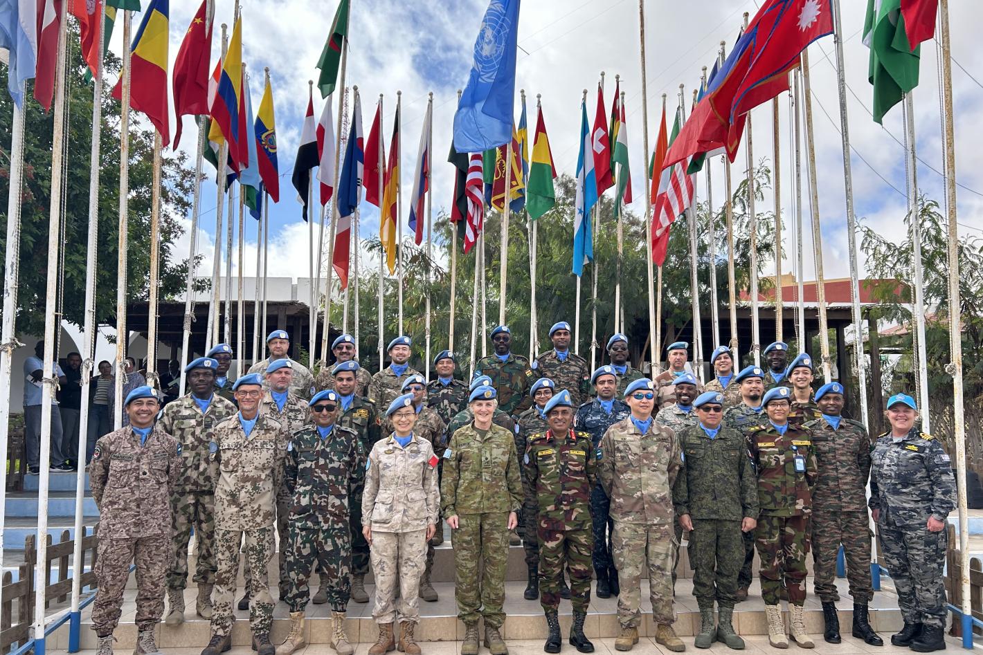 the UN Acting Military Advisor (A/MILAD) Lieutenant General Cheryl Pearce paid a two-day visit to MINURSO