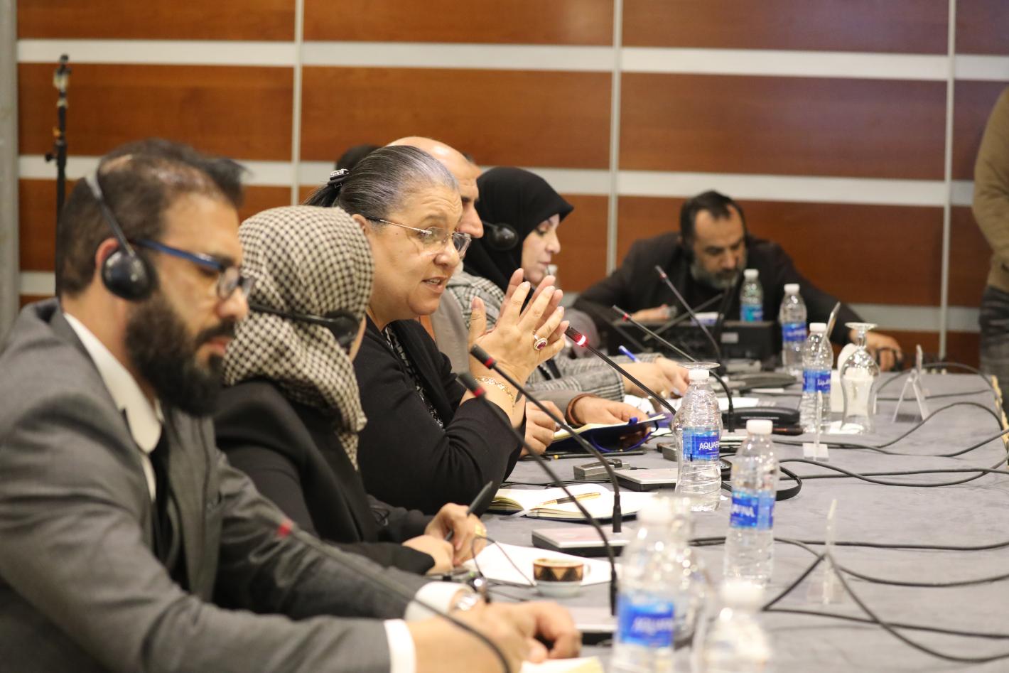 SRSG talking during SD Security meeting 