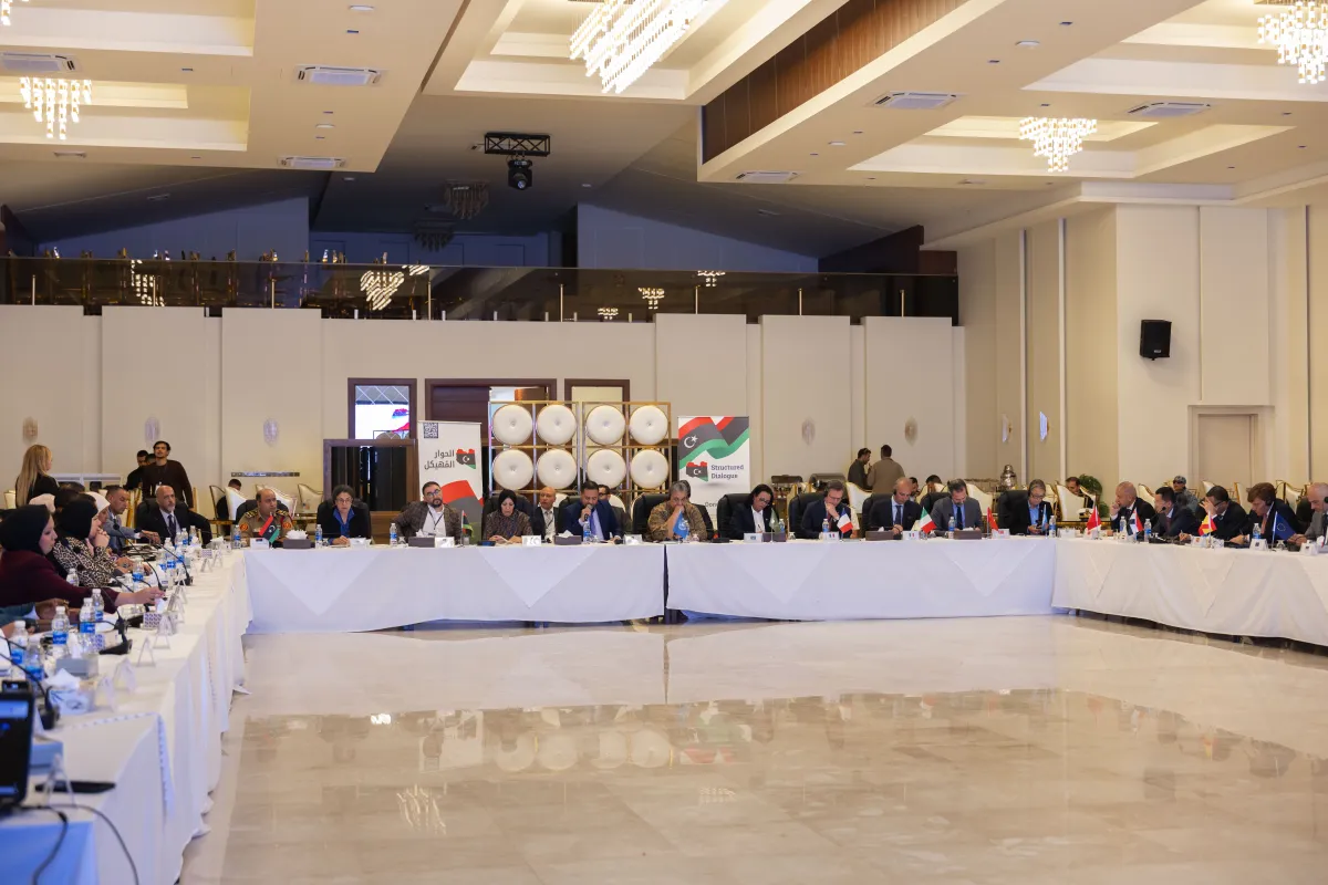 The Security Working Group of the International Follow-up Committee on Libya of the Berlin Process joined members of the Structured Dialogue Security Track in Benghazi, 5 May 2026.