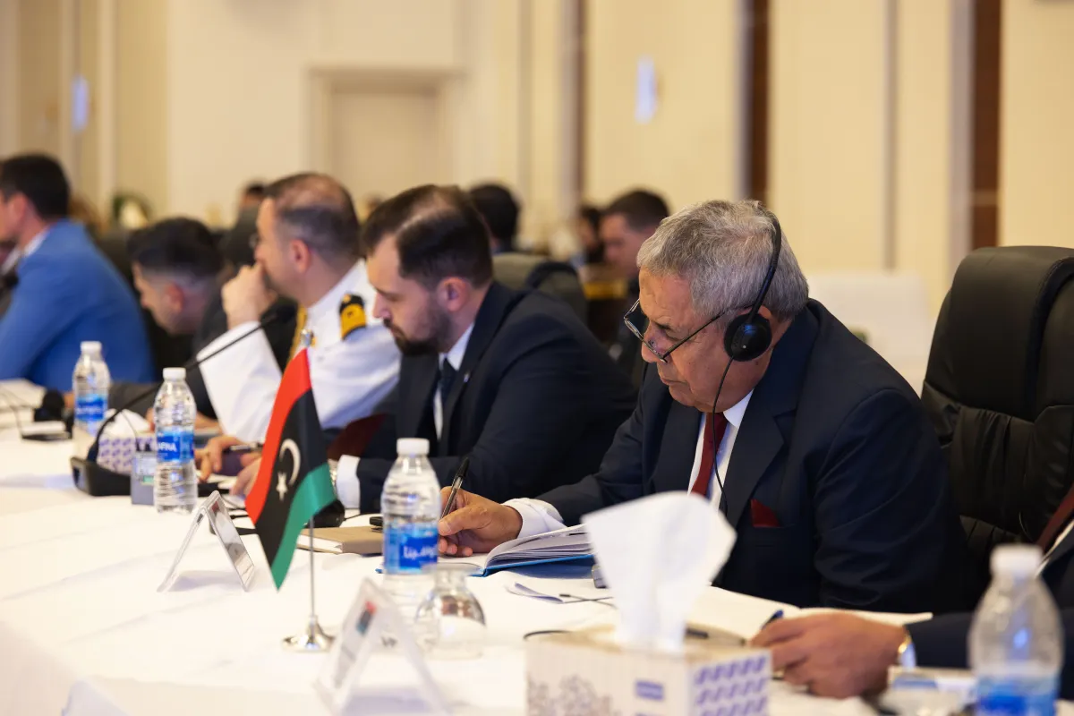 The Security Working Group of the International Follow-up Committee on Libya of the Berlin Process joined members of the Structured Dialogue Security Track in Benghazi, 5 May 2026.
