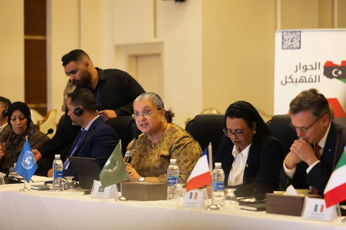 The Security Working Group of the International Follow-up Committee on Libya of the Berlin Process joined members of the Structured Dialogue Security Track in Benghazi, 5 May 2026.